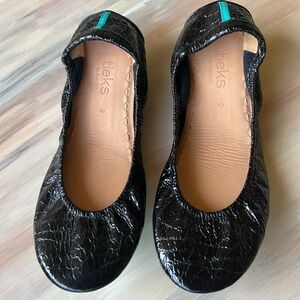 Tieks Obsidian Patent Leather Ballet Flats